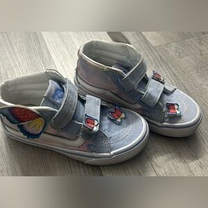 Vans Blue Butterfly Kids Sneakers